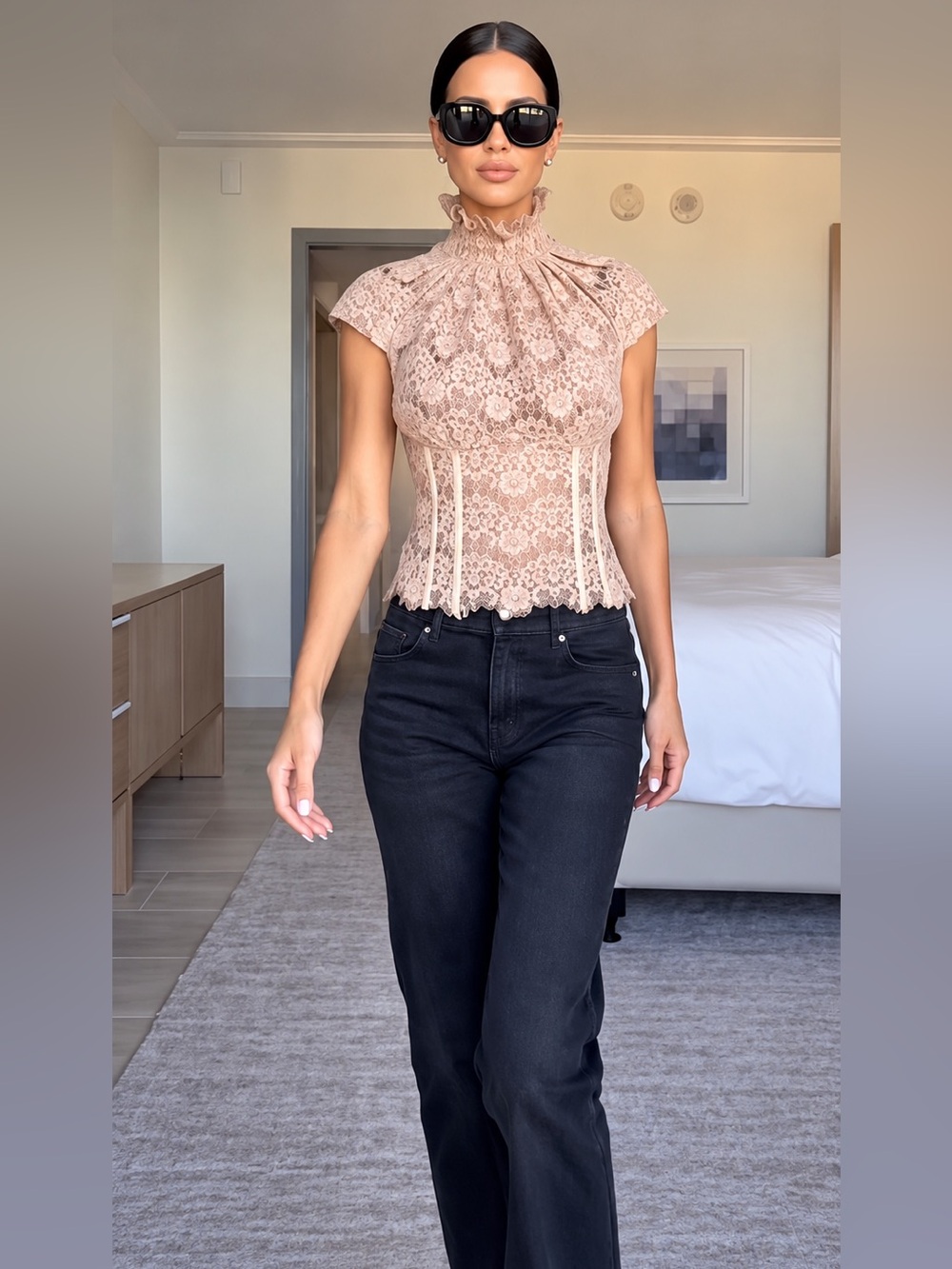 H&M NWT Lace Corset Top - Picture 7 of 9